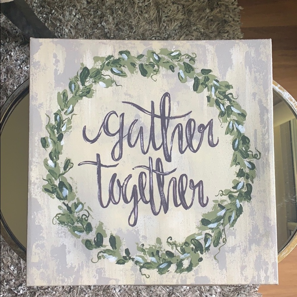 Farmhouse Gather Together‎ home decor wall art sign